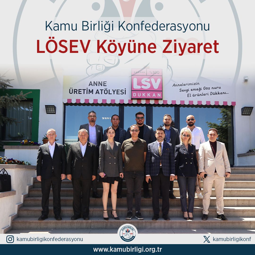 Genel Başkanı Osman KAYA ve yönetim kurulu bugün LÖSEV köyüne ziyarette bulundu